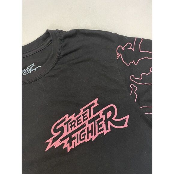 Street Fighter Regret Nothing Graphic T-shirt Men Small Black Short Sleeve - Picture 4 of 6